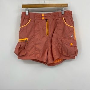Free People Movement High Waist Nylon Pink Shorts Medium